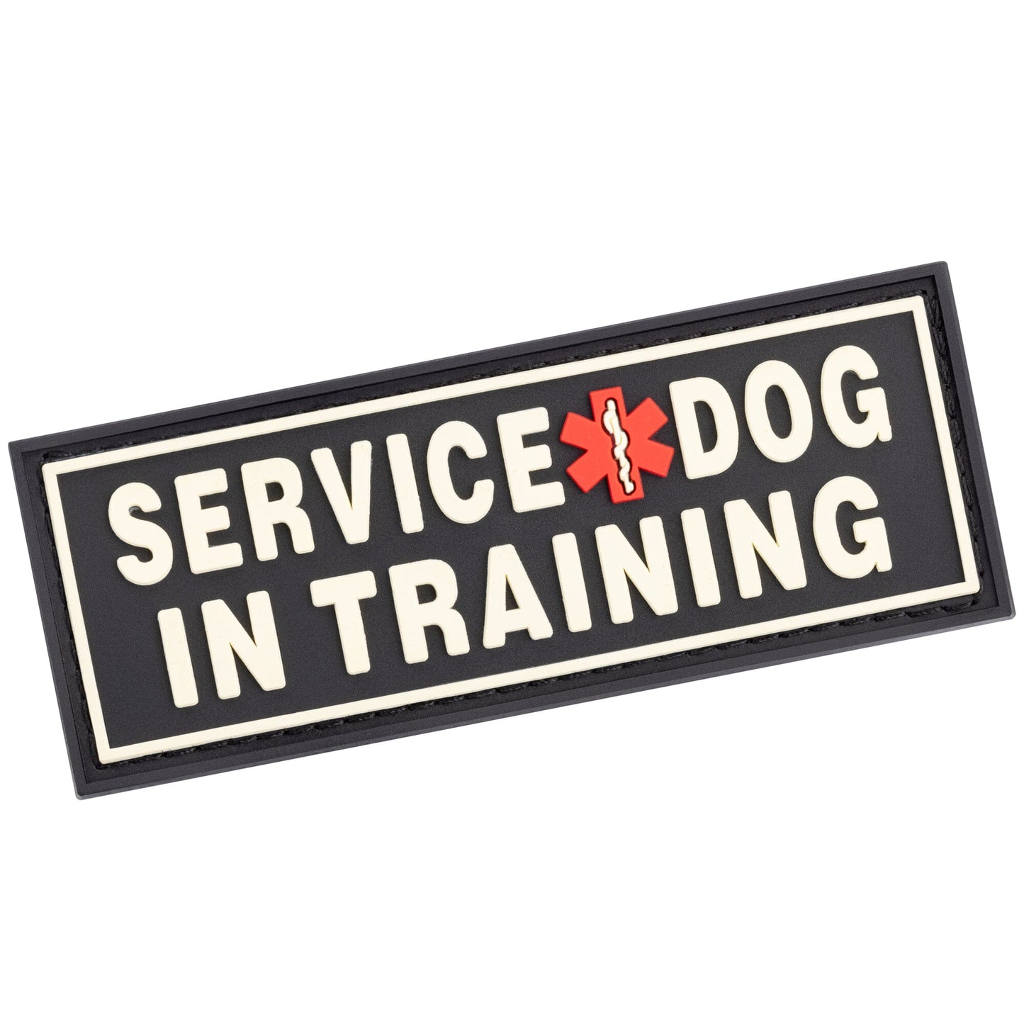 dogline 3D rubber removable patches for dog harness and vest – customizable, durable identification patches for service and working dogs