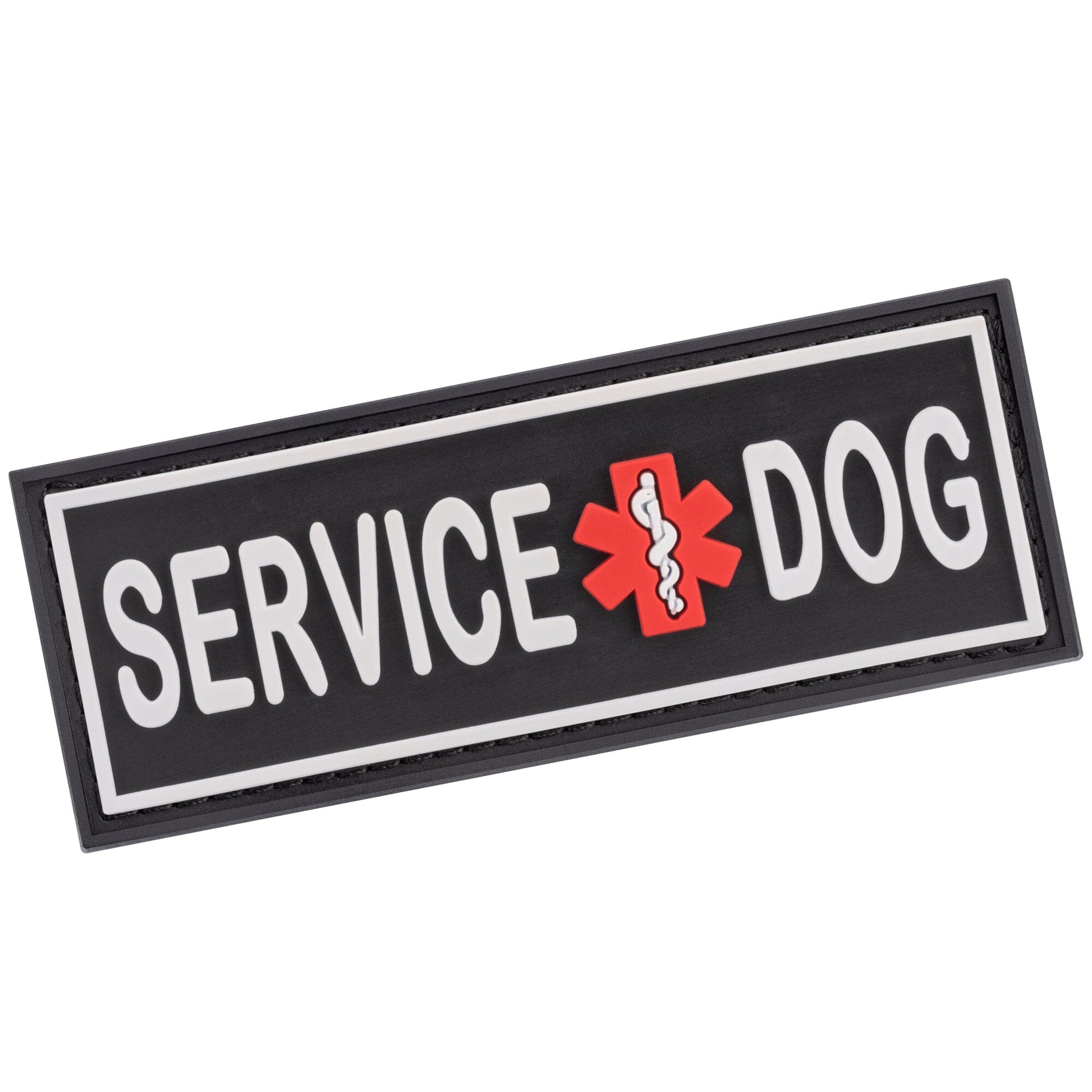 Dogline service dog 3D rubber patches – durable, high-quality patches for identification on service dog gear