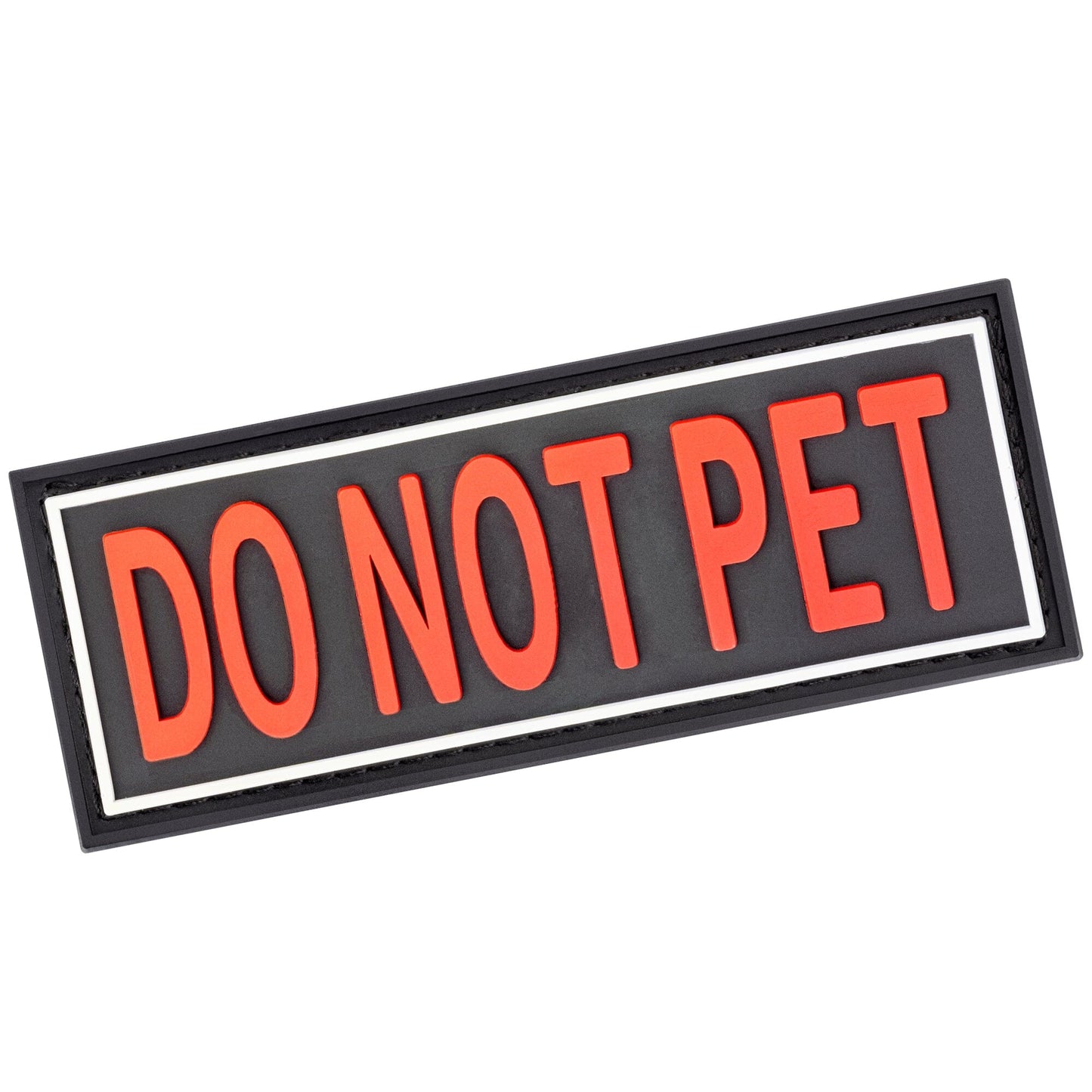 dogline 3D rubber removable patches for dog harness and vest – customizable, durable identification patches for service and working dogs