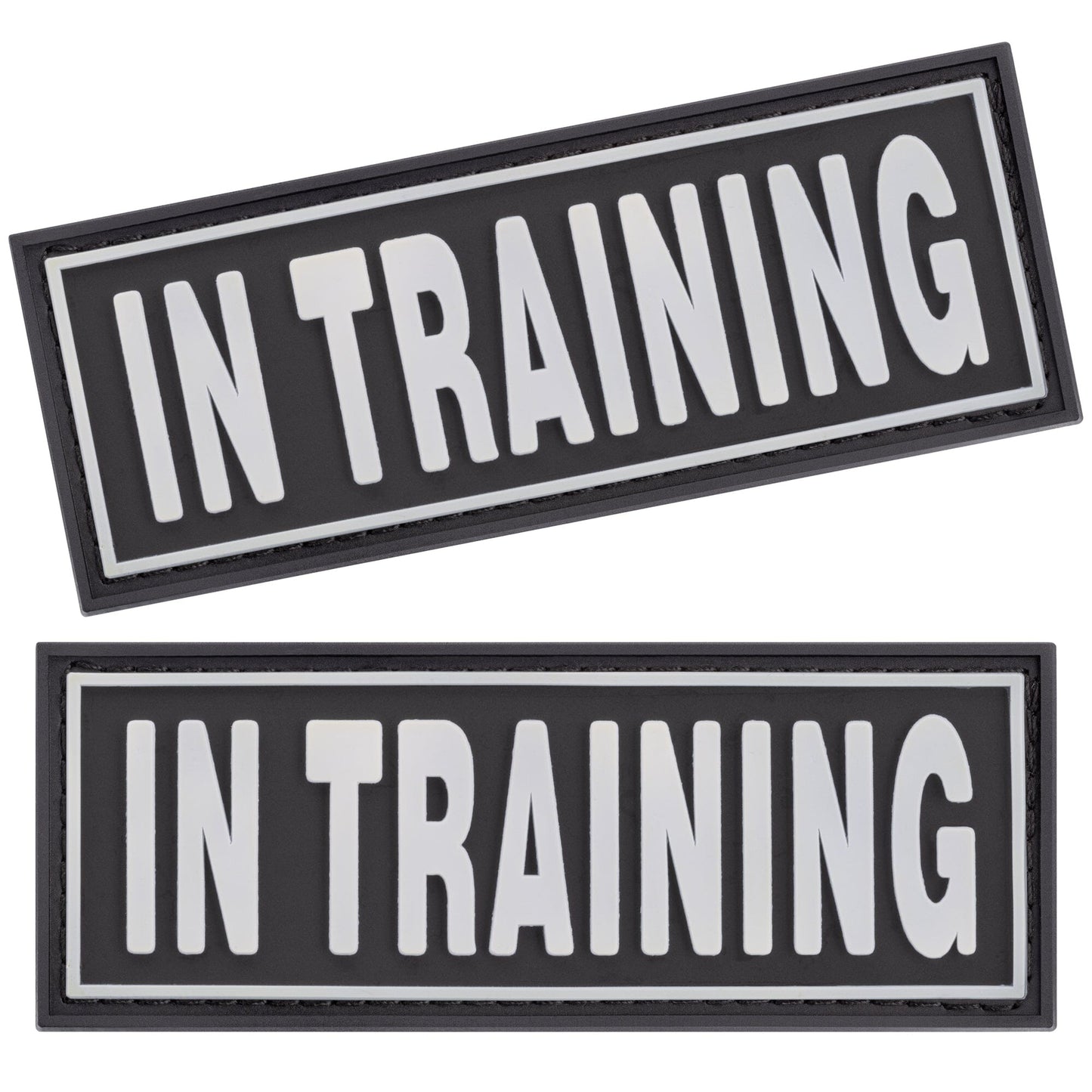 dogline 3D rubber removable patches for dog harness and vest – customizable, durable identification patches for service and working dogs