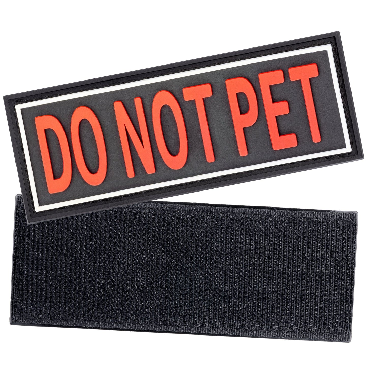 dogline 3D rubber removable patches for dog harness and vest – customizable, durable identification patches for service and working dogs