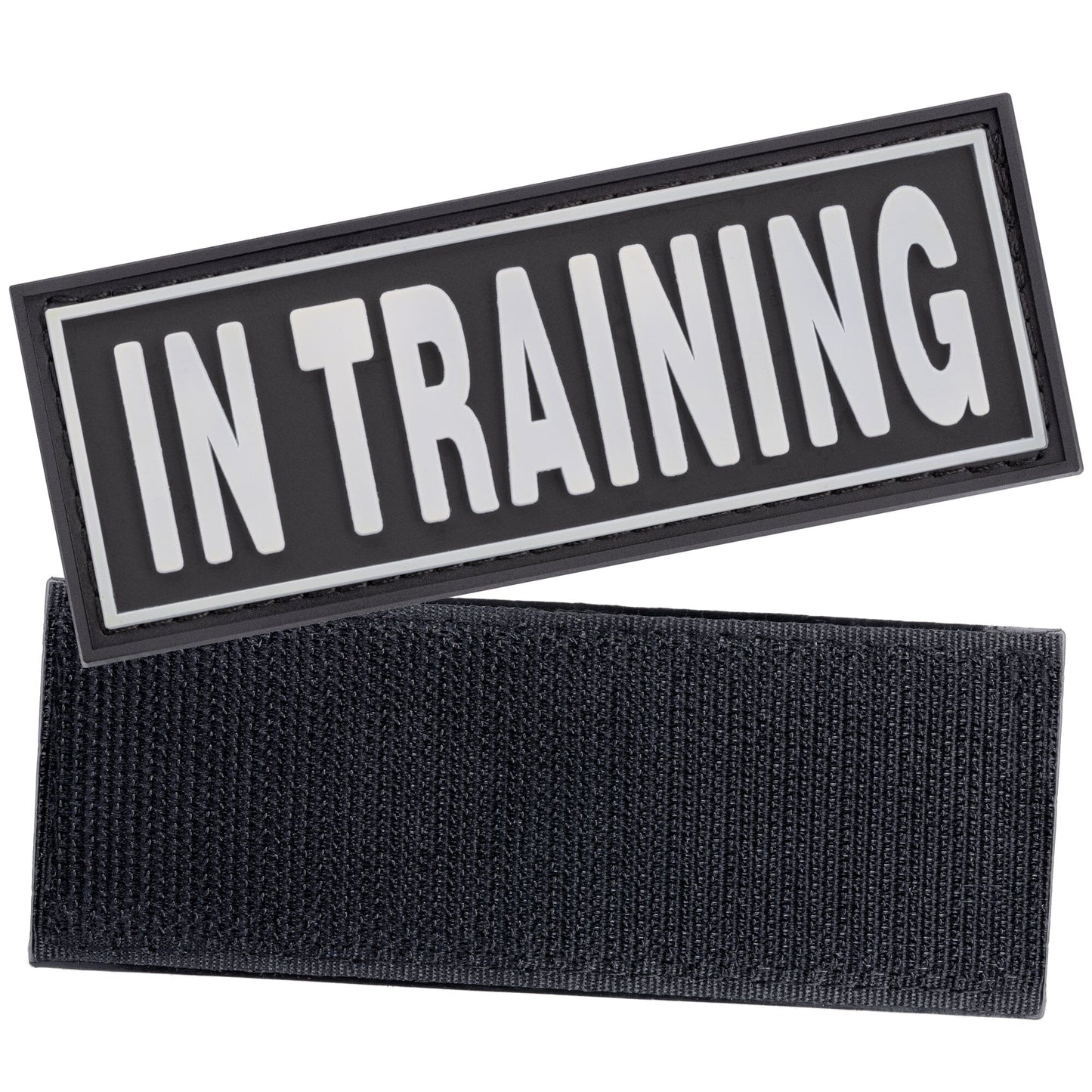dogline 3D rubber removable patches for dog harness and vest – customizable, durable identification patches for service and working dogs