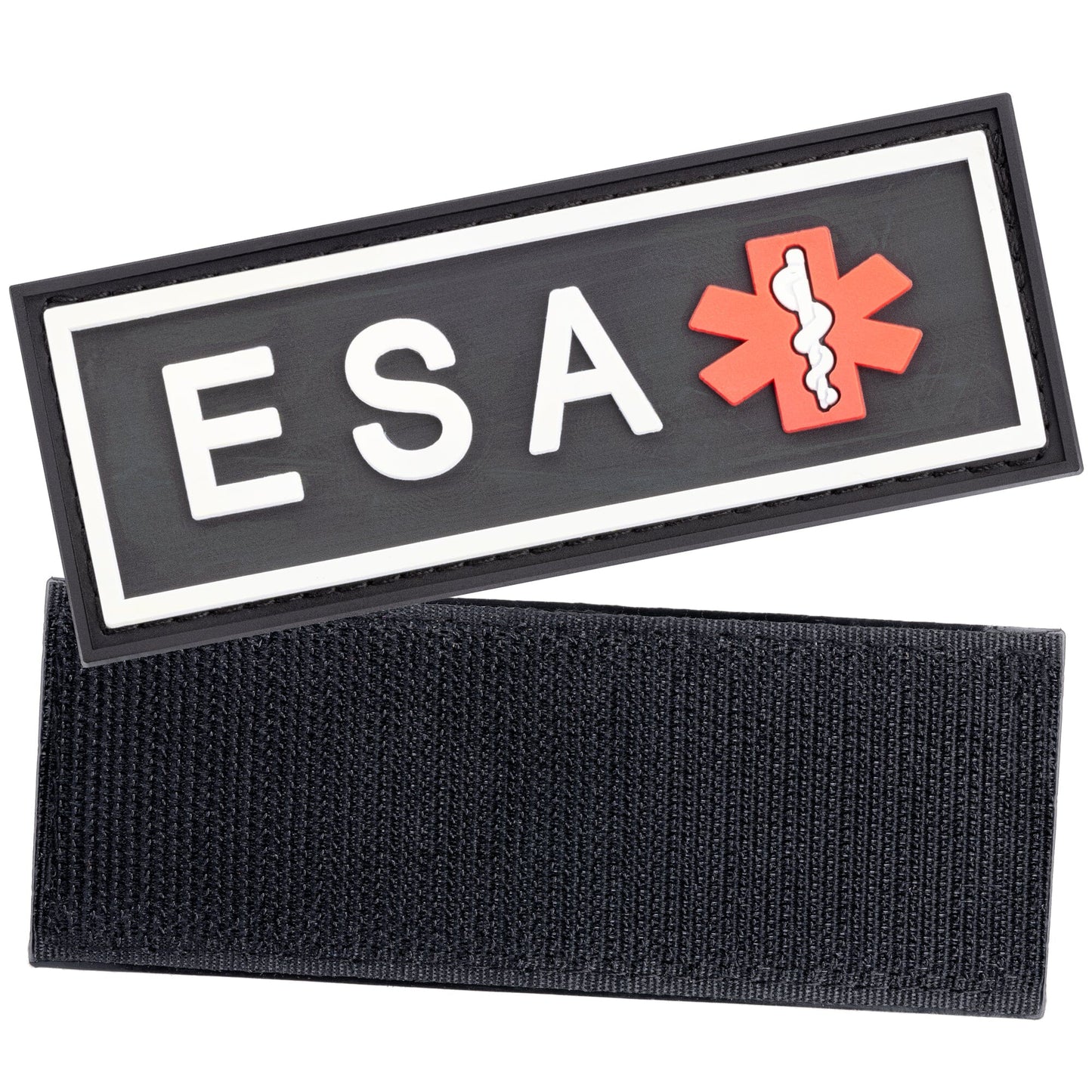 Dogline ESA dog 3D rubber patches – durable identification patches for emotional support animal gear