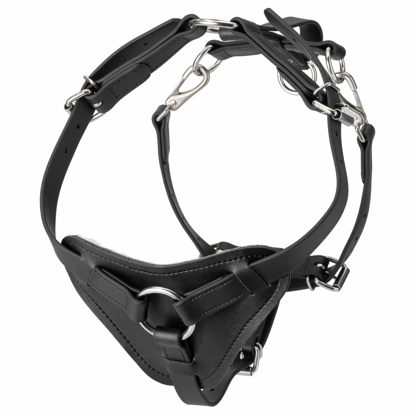 Viper Surge Biothane working dog harness with stainless steel hardware, waterproof and heavy-duty design for professional use"