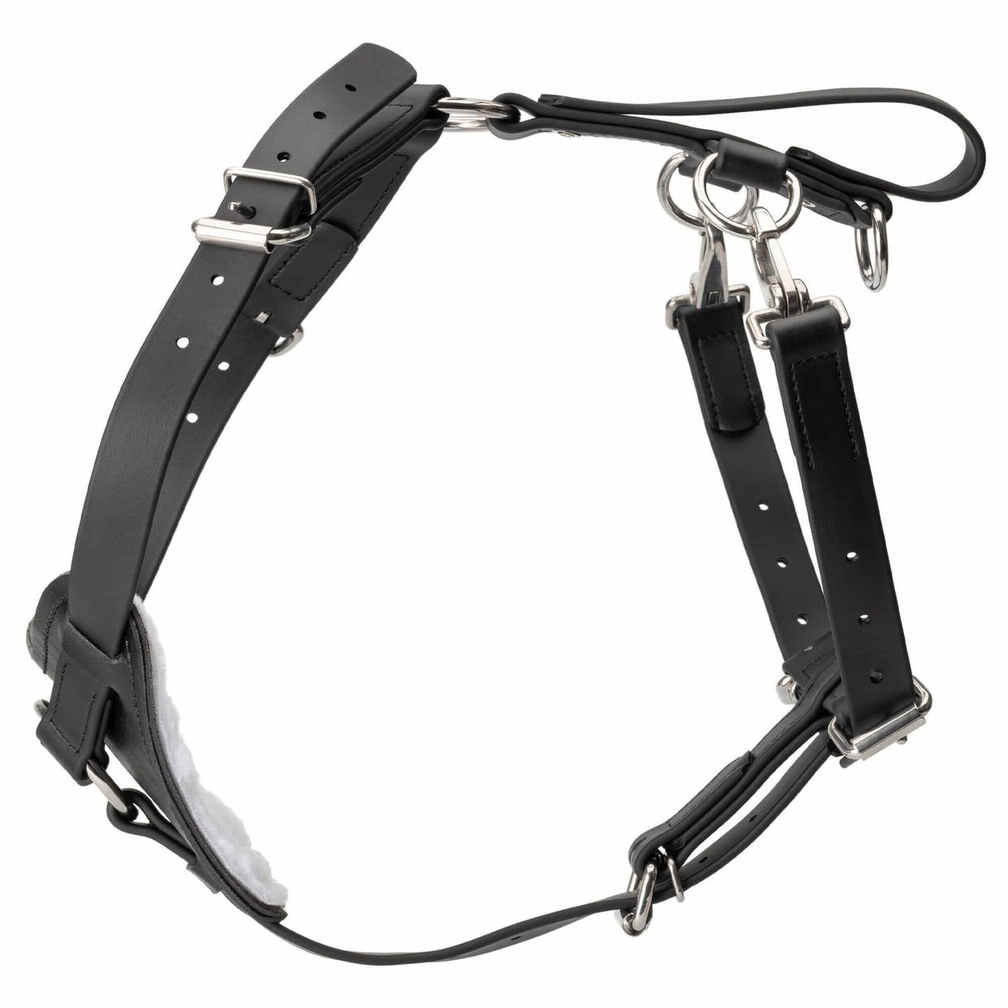 Viper Surge Biothane working dog harness with stainless steel hardware, waterproof and heavy-duty design for professional use"