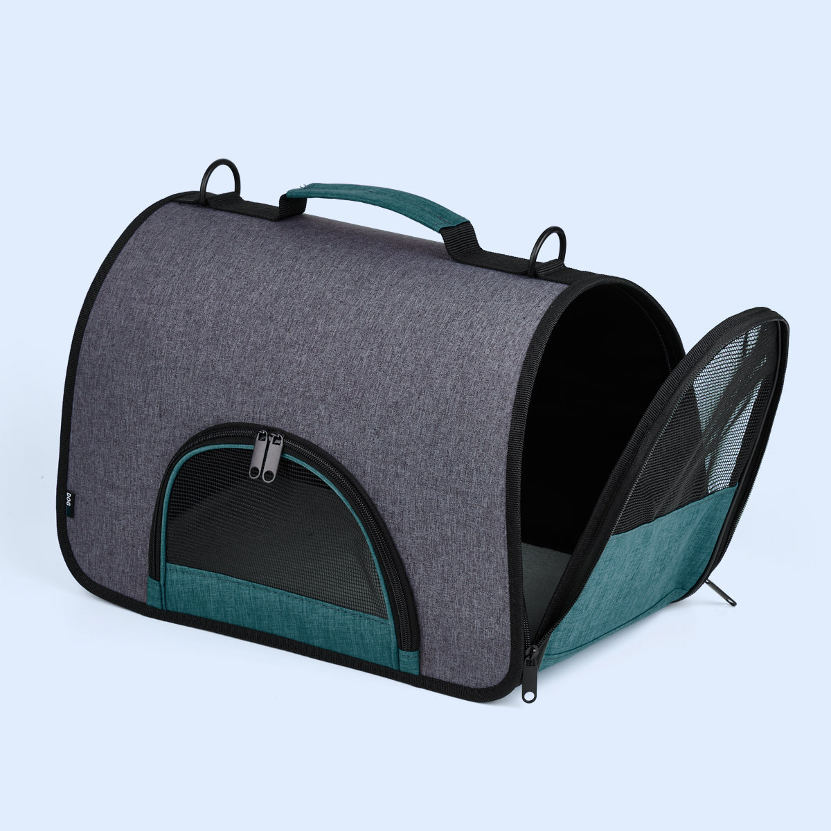 Dual color collapsible pet carrier – lightweight, portable, and easy-to-store carrier for small dogs and cats