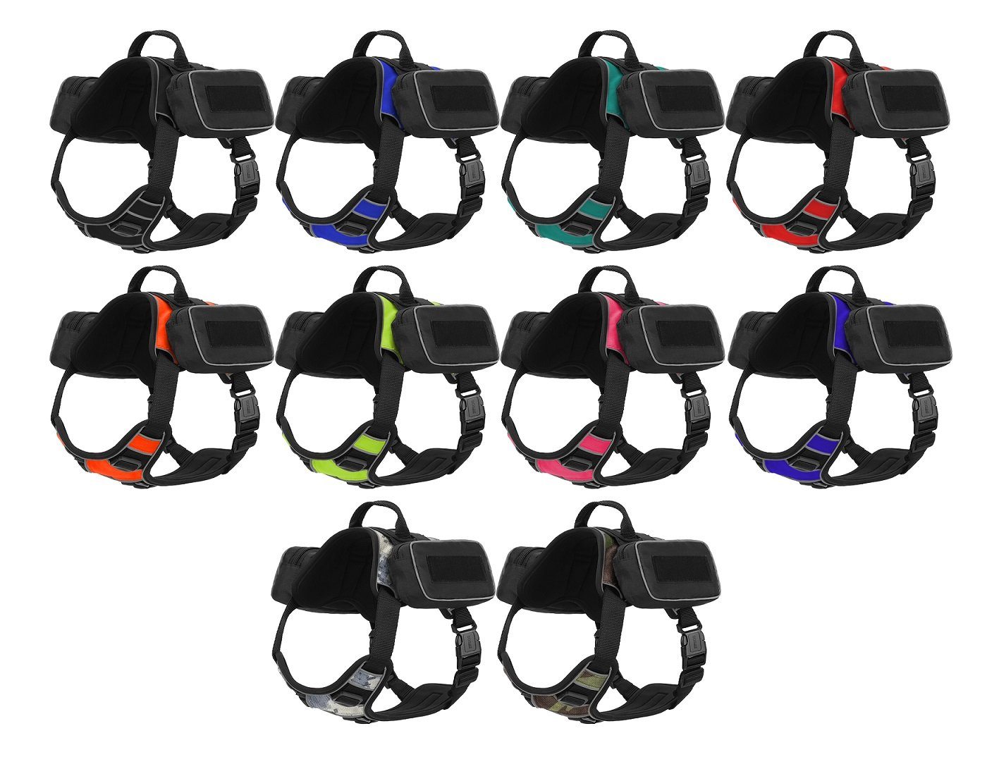 Quest removable utility saddlebags for dogs with built-in waste bag dispenser – durable, lightweight gear for hiking, walking, and travel