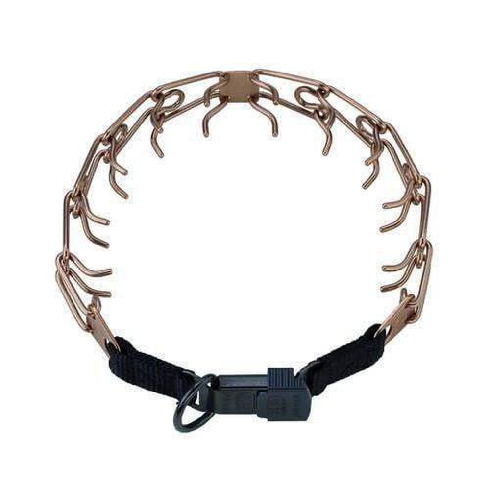 "Herm Sprenger short link fur saver collar – curogan dog collar designed to reduce fur breakage and prevent skin irritation