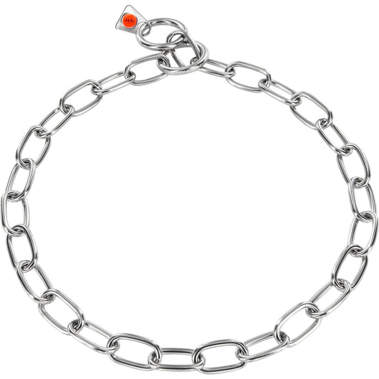 "Herm Sprenger short link fur saver collar – stainless steel dog training collar designed to protect coat and skin
