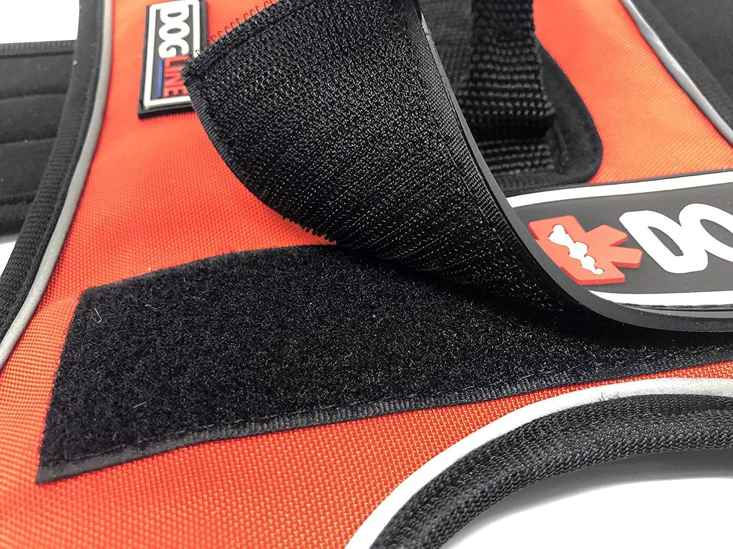 Dogline service dog 3D rubber patches – durable, high-quality patches for identification on service dog gear