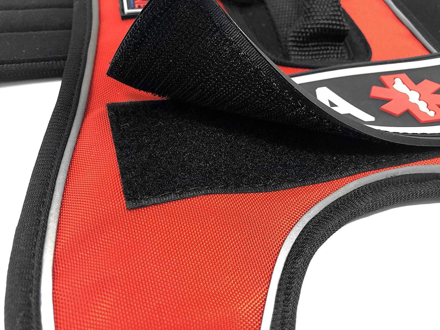 dogline 3D rubber removable patches for dog harness and vest – customizable, durable identification patches for service and working dogs