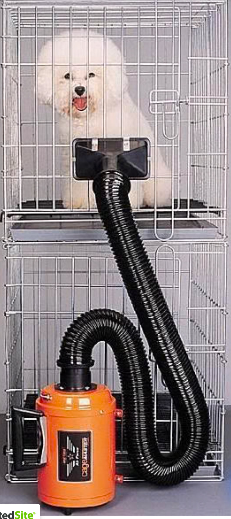 Metrovac CageMaster Plus CM-3 Pet & Dog Grooming Dryer, Professional Pet Grooming System, dog kennel dryer, grooming cage dryer, hands free pet dryer