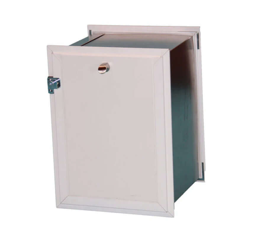 Pet door designed for walls, suitable for both dogs and cats, allowing easy access for pets while
