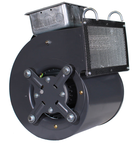 Speedy Dryers M-450N no-heat wide mouth dog cage dryer, providing gentle airflow for safe and efficient drying in larger pet cages.