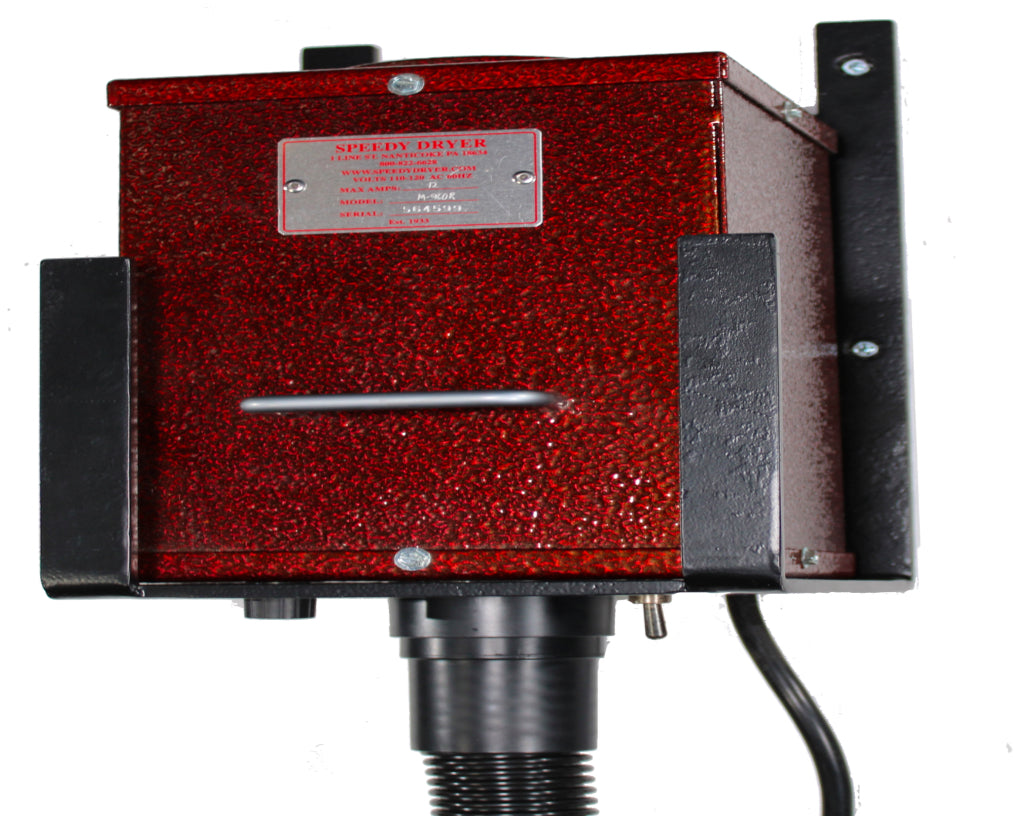 Speedy Dog Dryer universal mount designed for models M-960, M-965, and M-9050, providing secure dryer attachment and positioning.