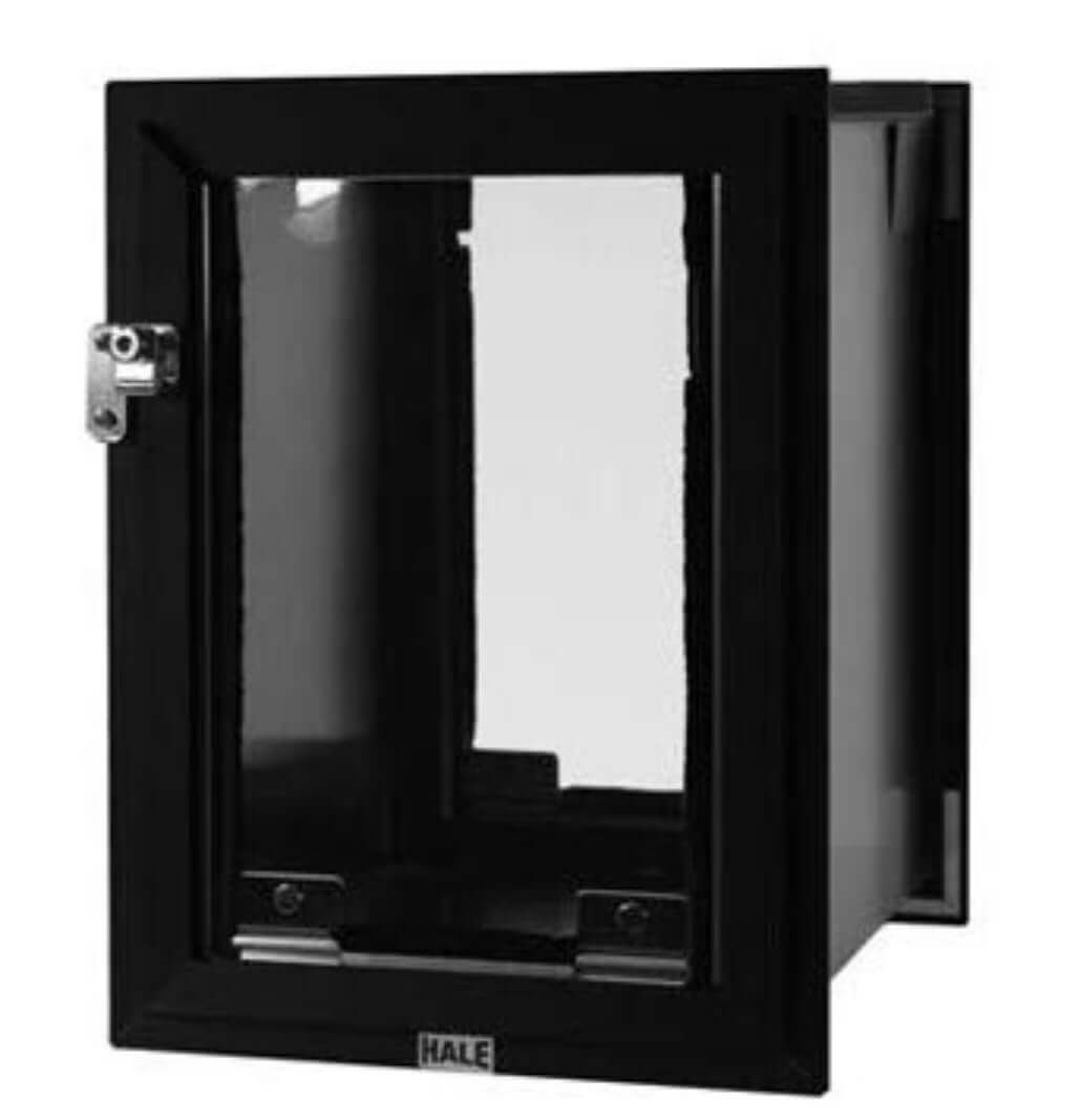 Pet door designed for walls, suitable for both dogs and cats, allowing easy access for pets while