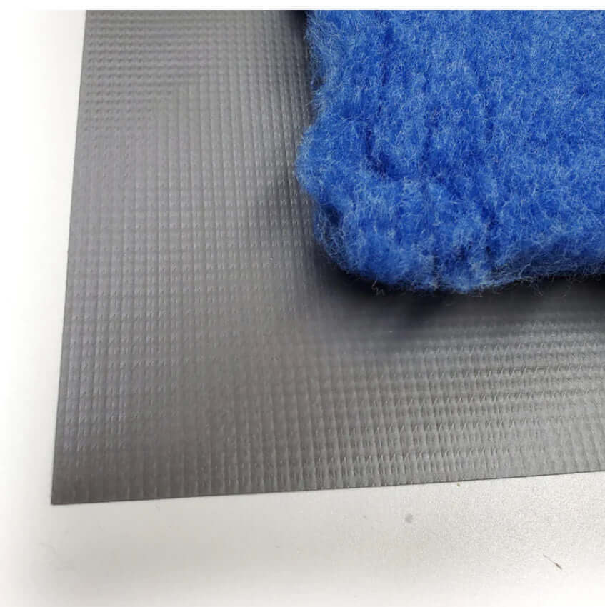 Lakeside Products MagnaBox vinyl mat, waterproof and washable, placed under vet bedding for reusable pet care.