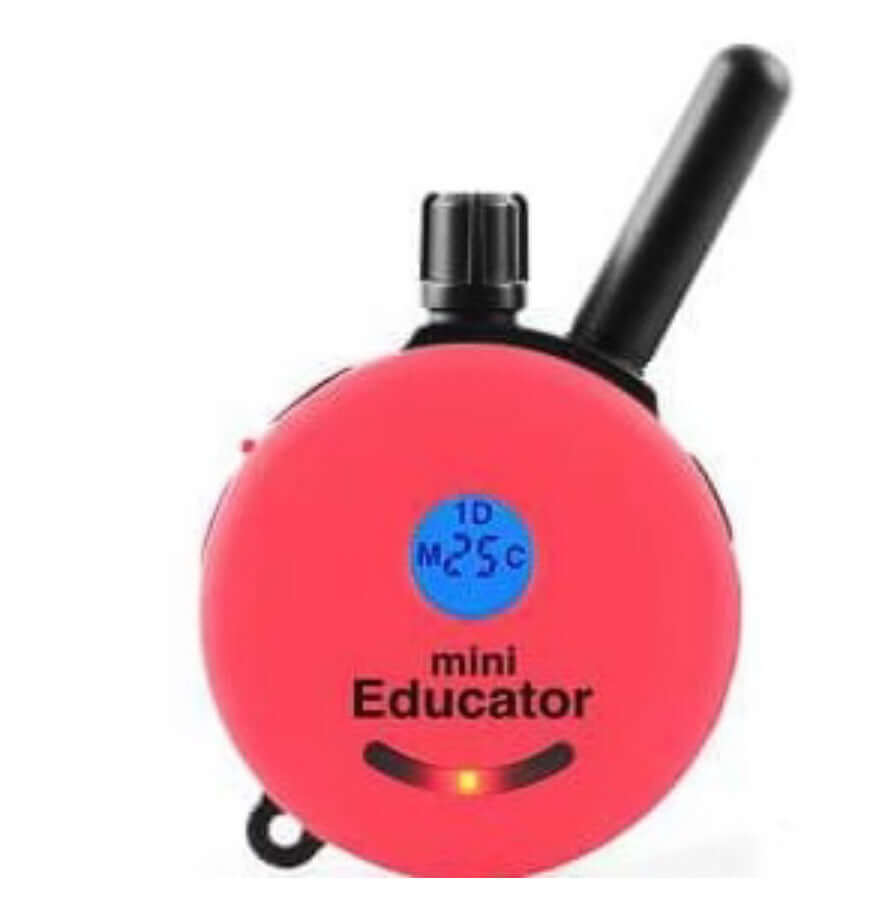 E-Collar ET 300/302 Mini Educator Replacement Transmitter – compact, waterproof remote control for dog training collars, featuring adjustable stimulation levels and ergonomic design.