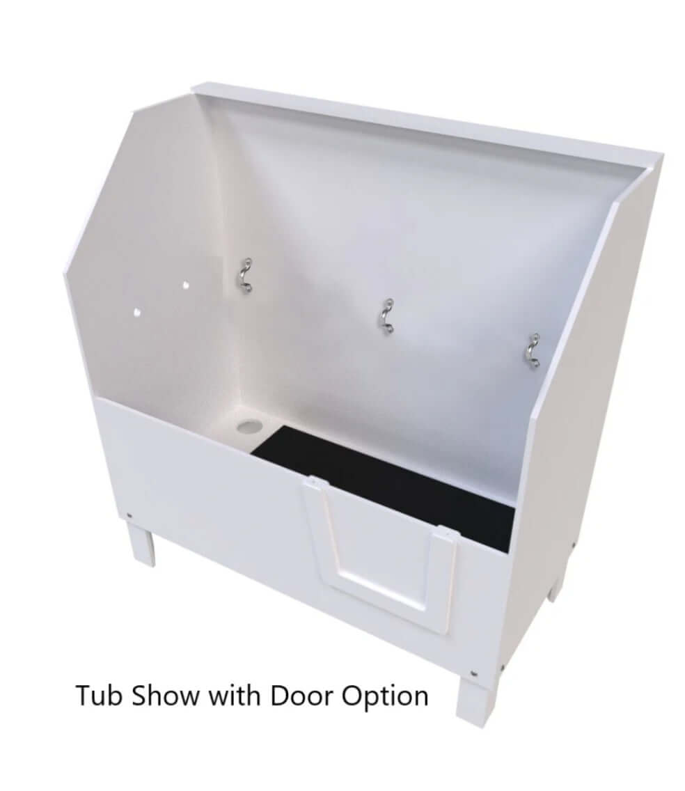 Poly Pet Tubs Professional Grooming Tubs for small and large dogs with and with out ramps for pet grooming stations