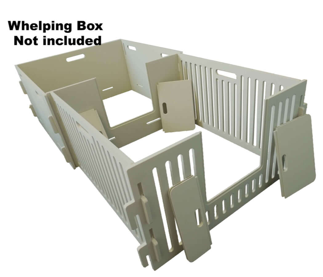 Lakeside MagnaPen Whelping Box Extension Pen – sturdy extension panel for expanding whelping box setup (extension only, does not include full pen)