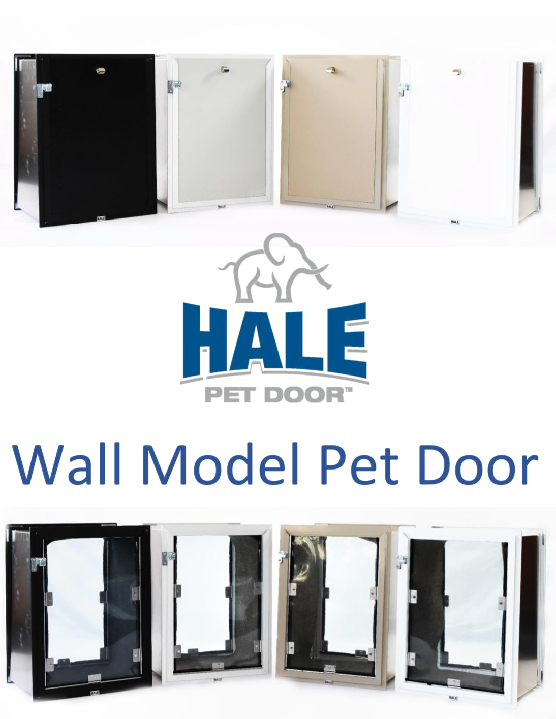 Hale Pet Door For Walls Dog & Cat Door