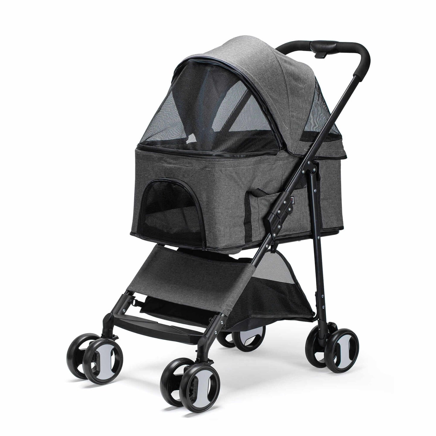 Executive pet stroller with removable cradle – luxury pet transport with comfort, safety, and convenience for small dogs and cats