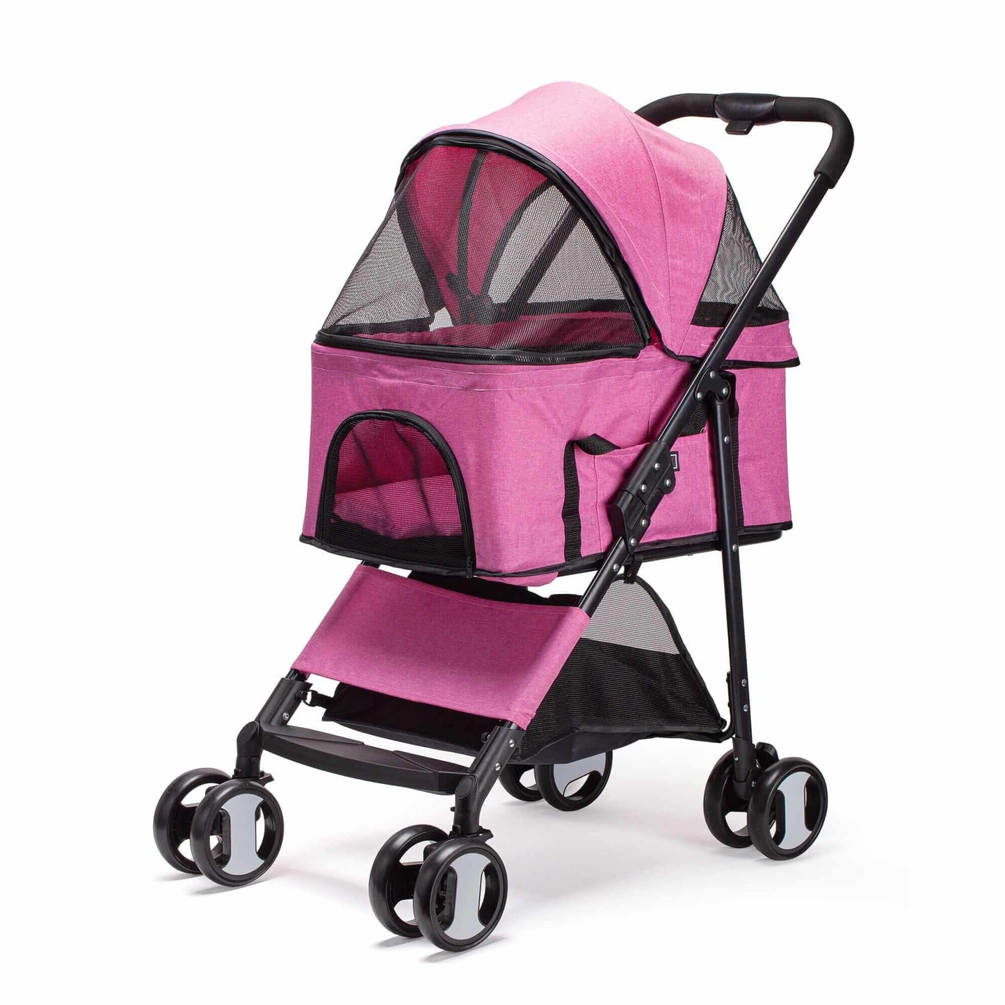 Executive pet stroller with removable cradle – luxury pet transport with comfort, safety, and convenience for small dogs and cats