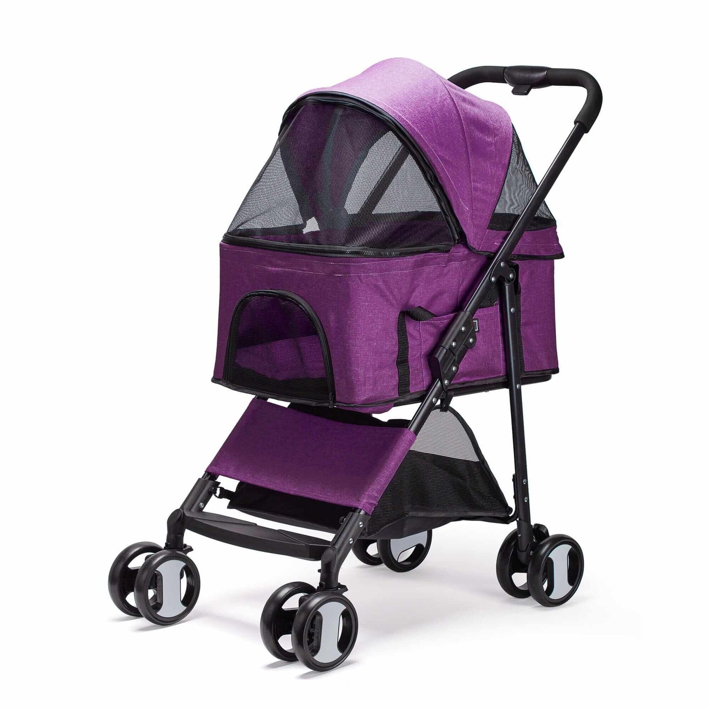 Executive pet stroller with removable cradle – luxury pet transport with comfort, safety, and convenience for small dogs and cats
