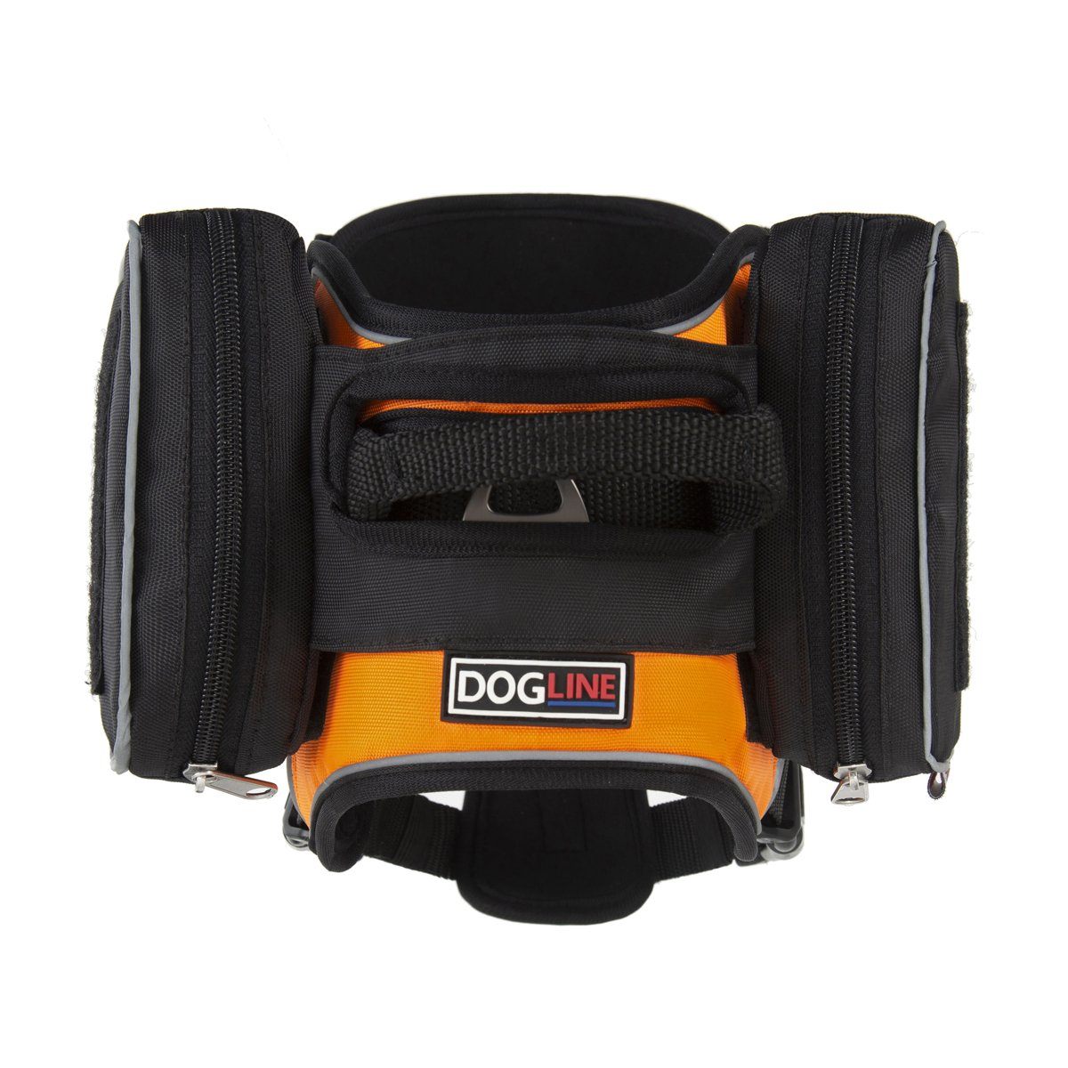 Quest removable utility saddlebags for dogs with built-in waste bag dispenser – durable, lightweight gear for hiking, walking, and travel