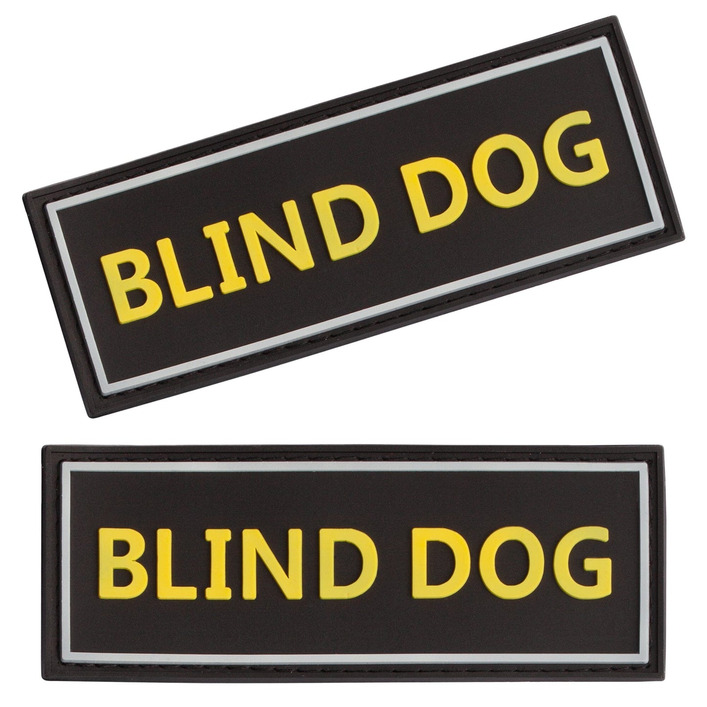 dogline 3D rubber removable patches for dog harness and vest – customizable, durable identification patches for service and working dogs