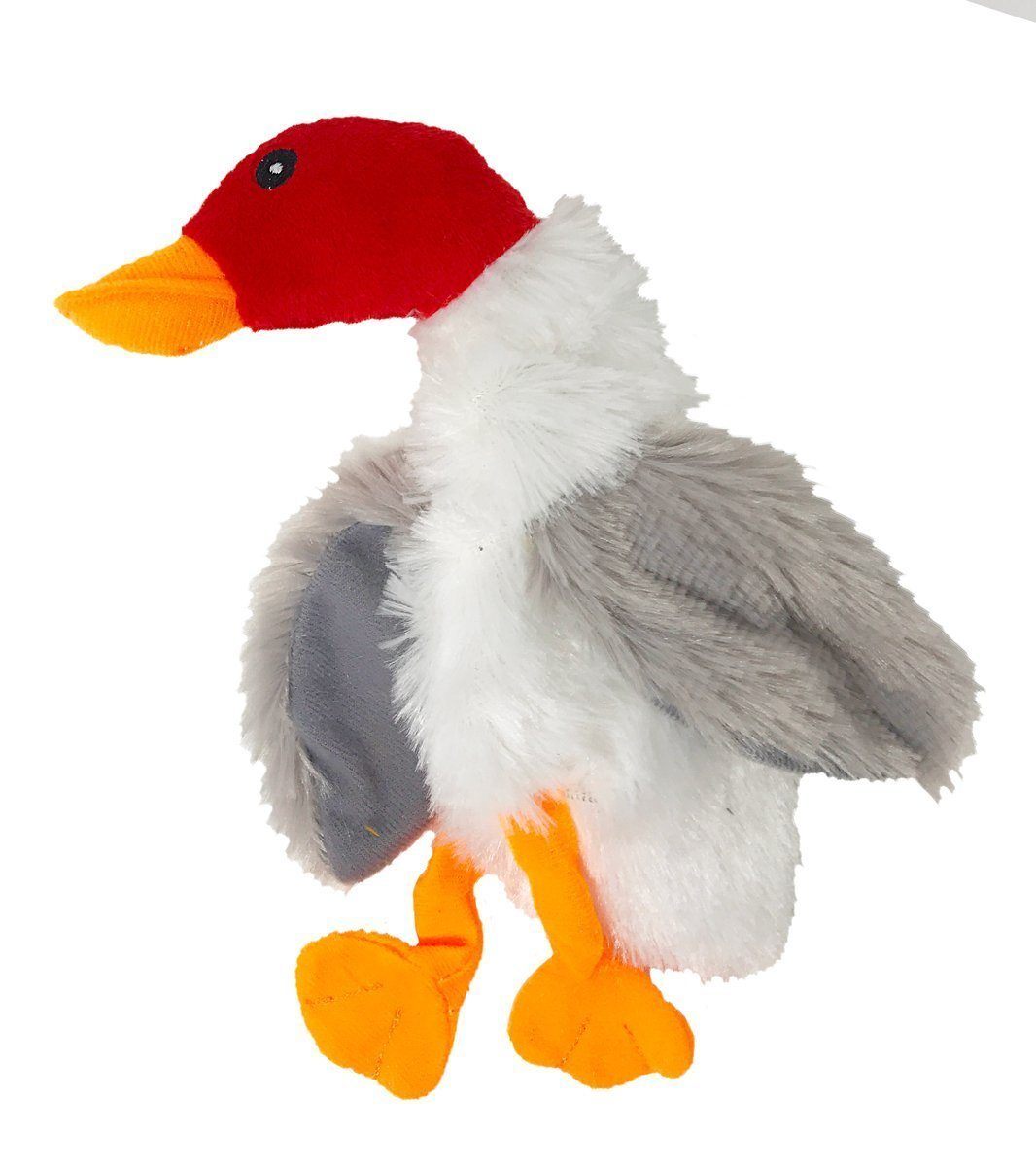 12-inch crinkle pheasant flat dog toy – soft, stuffing-free toys with crinkle sounds for interactive play