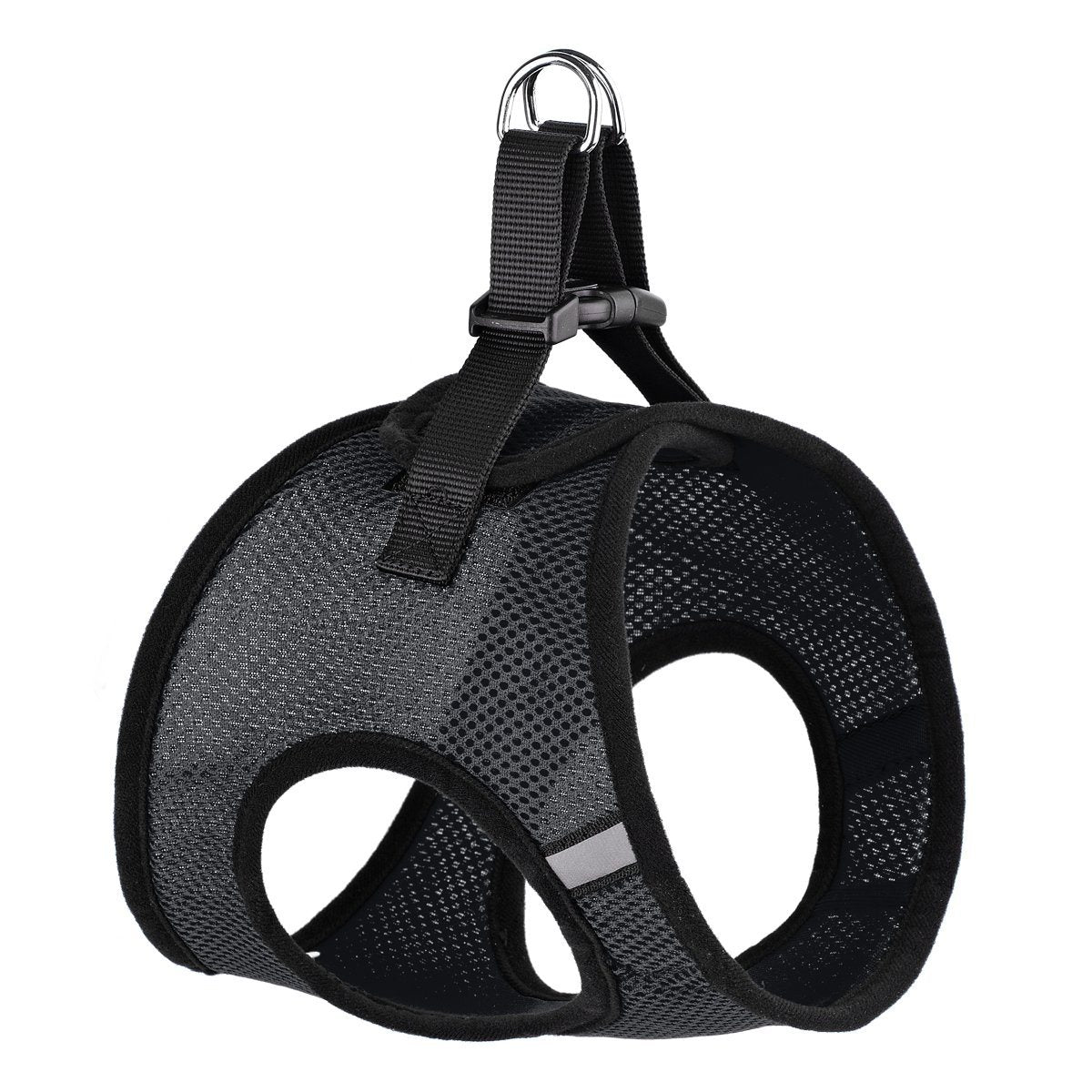 York mesh dog harness with breathable padding and adjustable fit for small to medium breeds"
