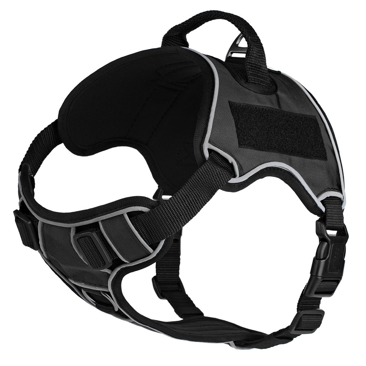 Dogline Quest no-pull dog harness – multi-purpose, adjustable harness for training, walking, and control with front and back leash clips