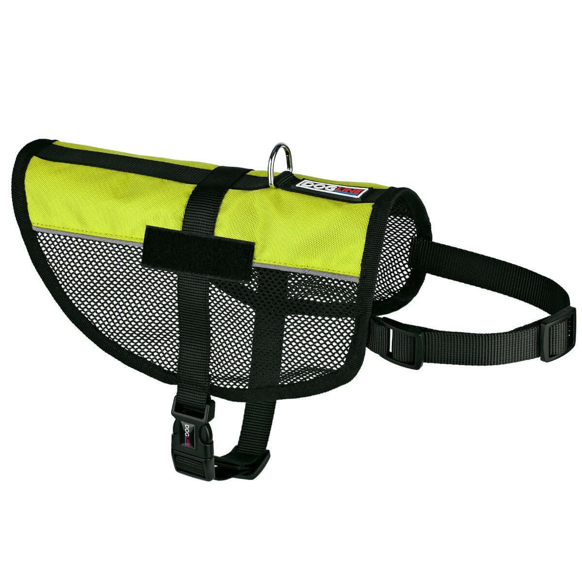A display of Soft, ventilated dog vest harness made with breathable mesh fabric