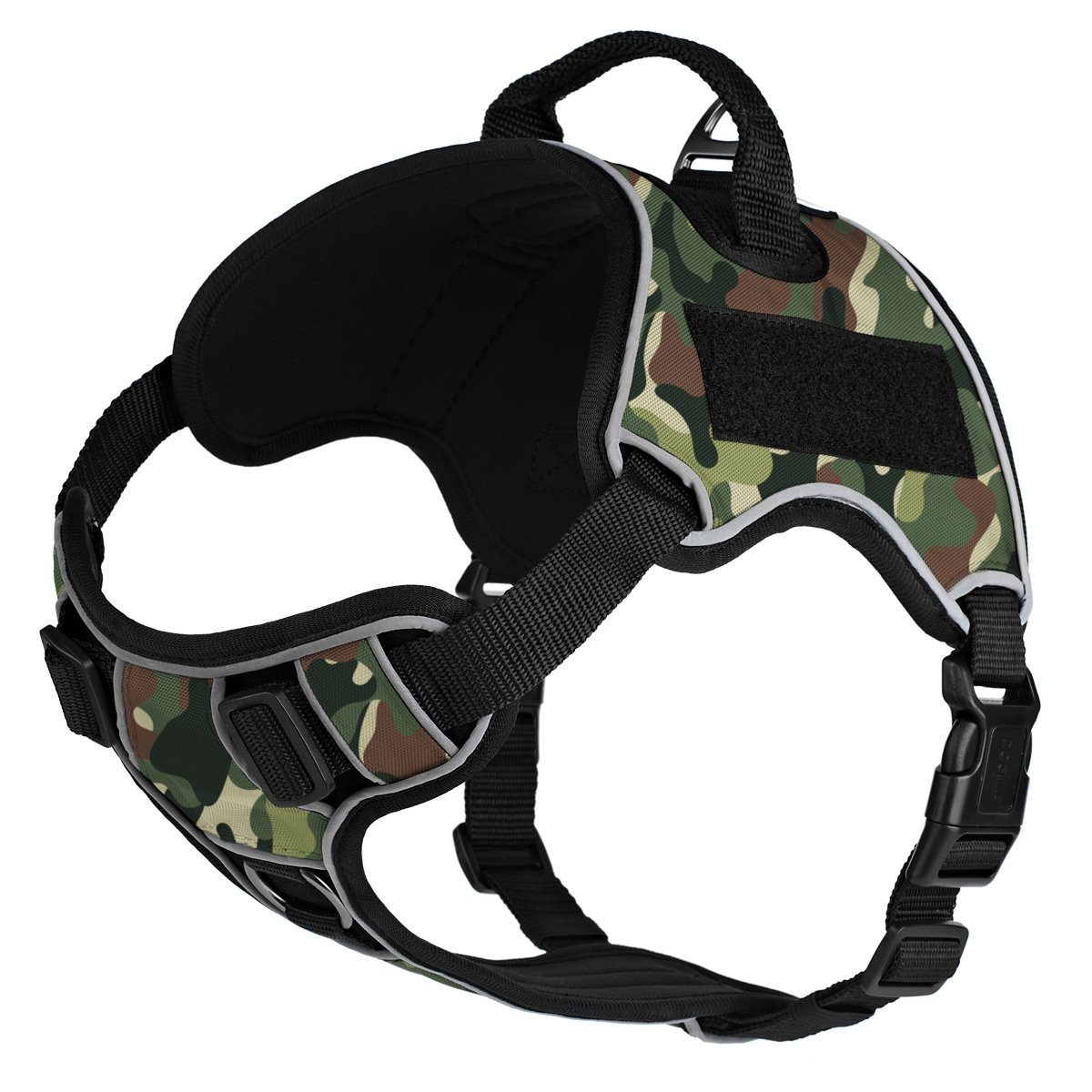 Dogline Quest no-pull dog harness – multi-purpose, adjustable harness for training, walking, and control with front and back leash clips