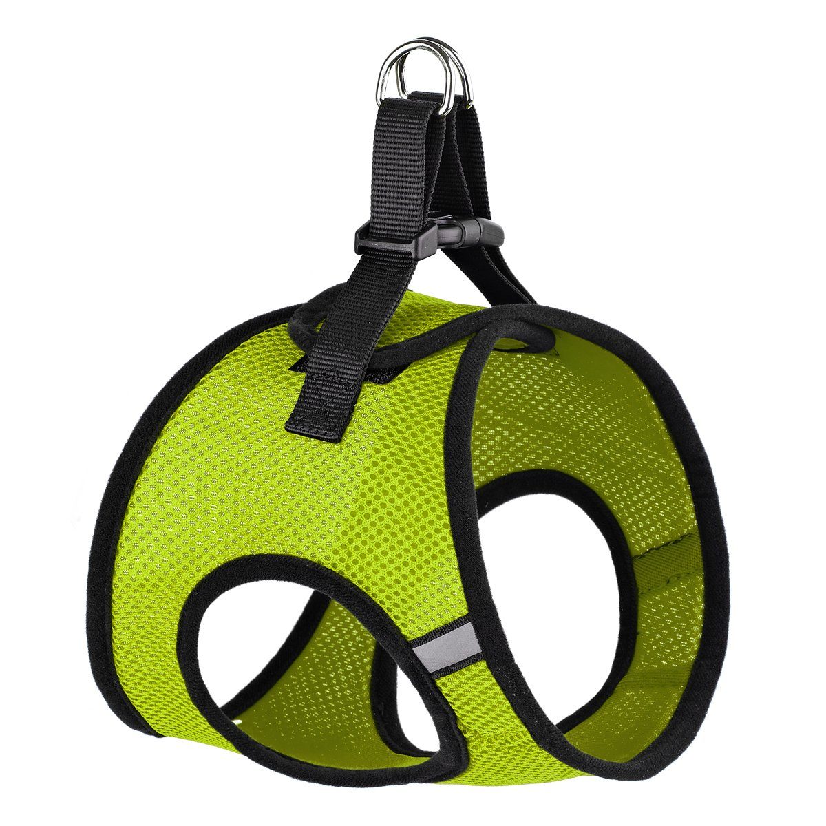 York mesh dog harness with breathable padding and adjustable fit for small to medium breeds"