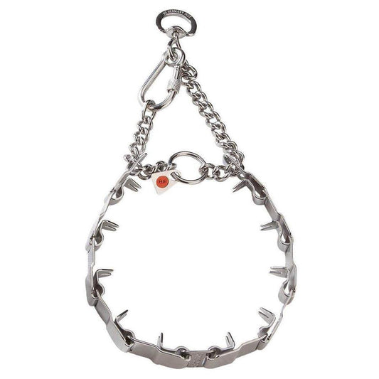 Herm Sprenger NeckTech Sport collar with assembly chain – stainless steel ergonomic training collar for comfortable and effective dog control