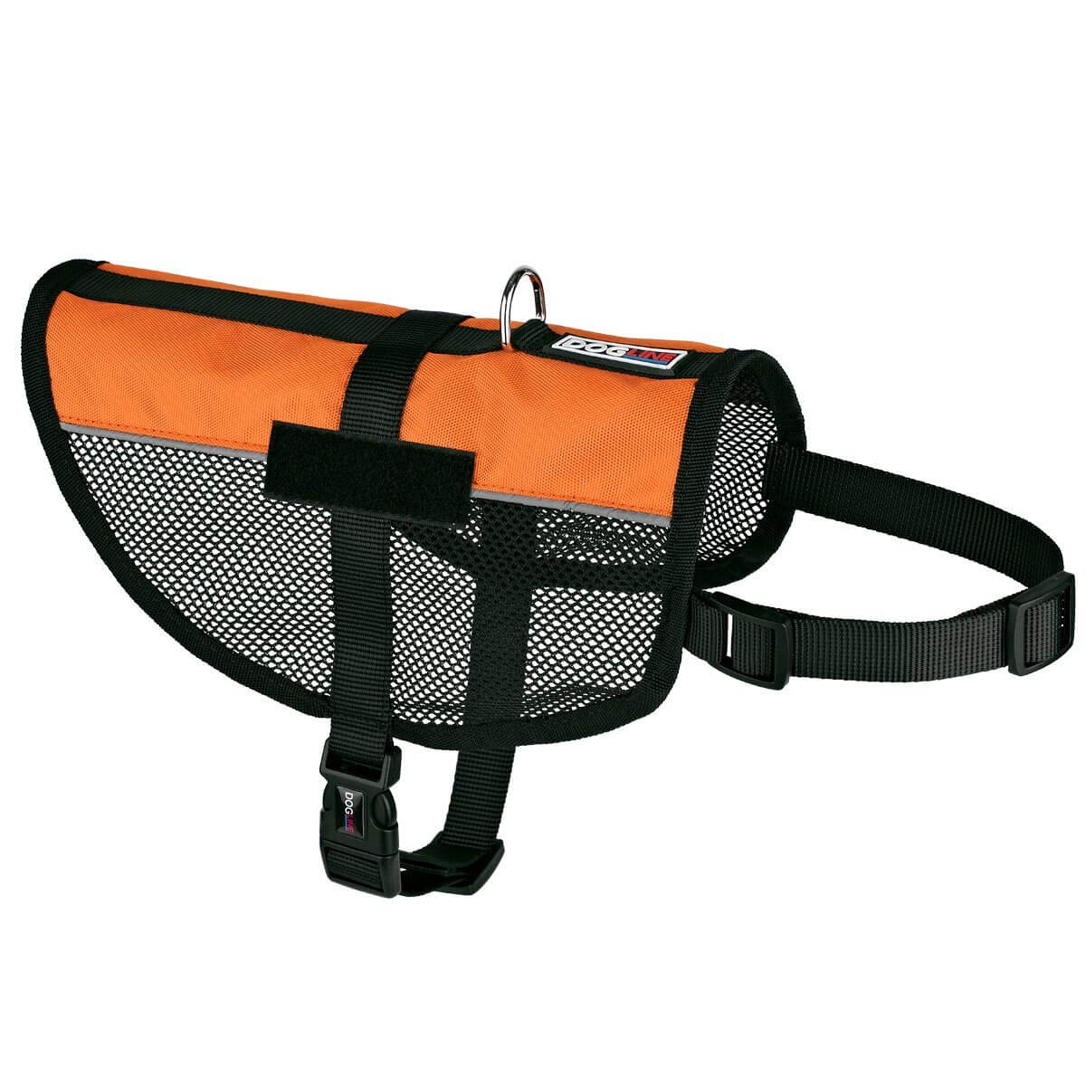 A display of Soft, ventilated dog vest harness made with breathable mesh fabric