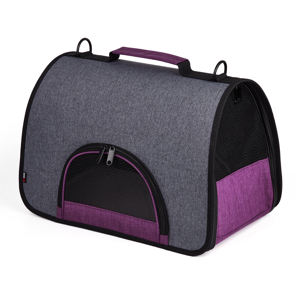 Dual color collapsible pet carrier – lightweight, portable, and easy-to-store carrier for small dogs and cats