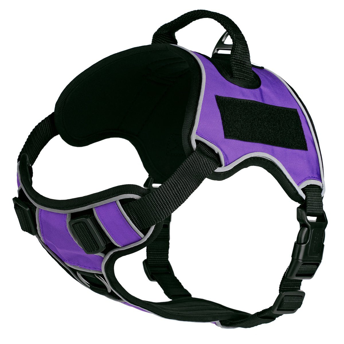 Dogline Quest no-pull dog harness – multi-purpose, adjustable harness for training, walking, and control with front and back leash clips