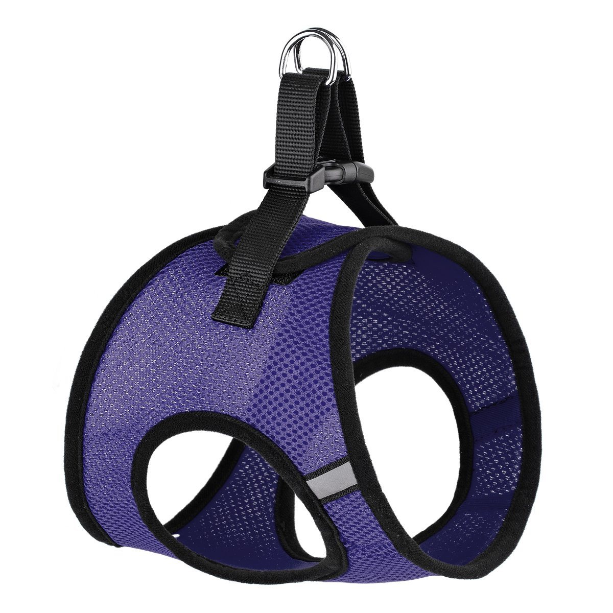 York mesh dog harness with breathable padding and adjustable fit for small to medium breeds"