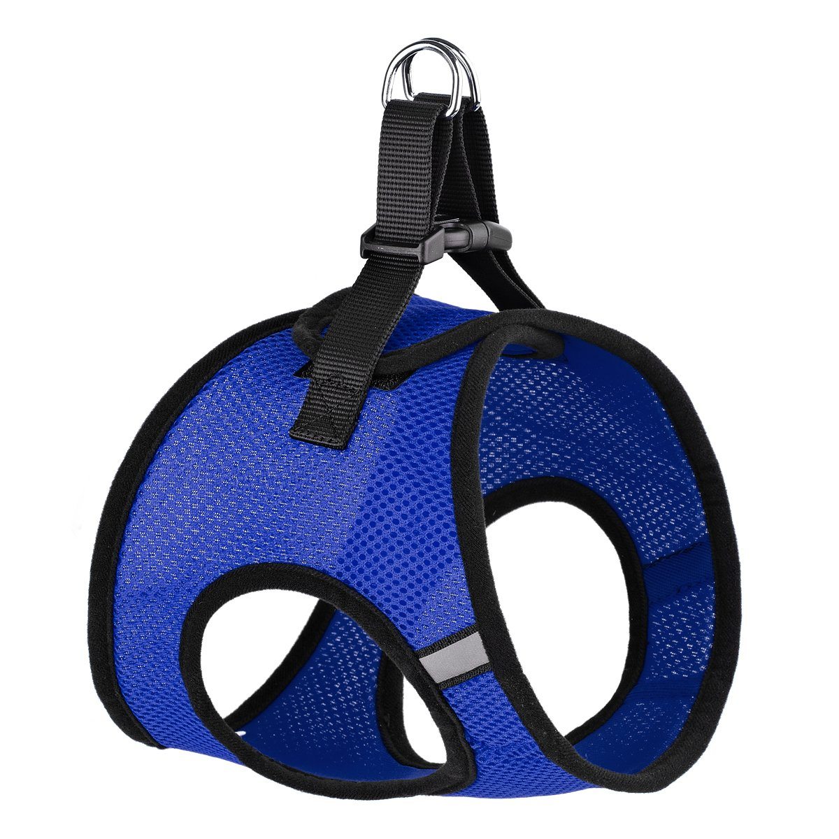 York mesh dog harness with breathable padding and adjustable fit for small to medium breeds"