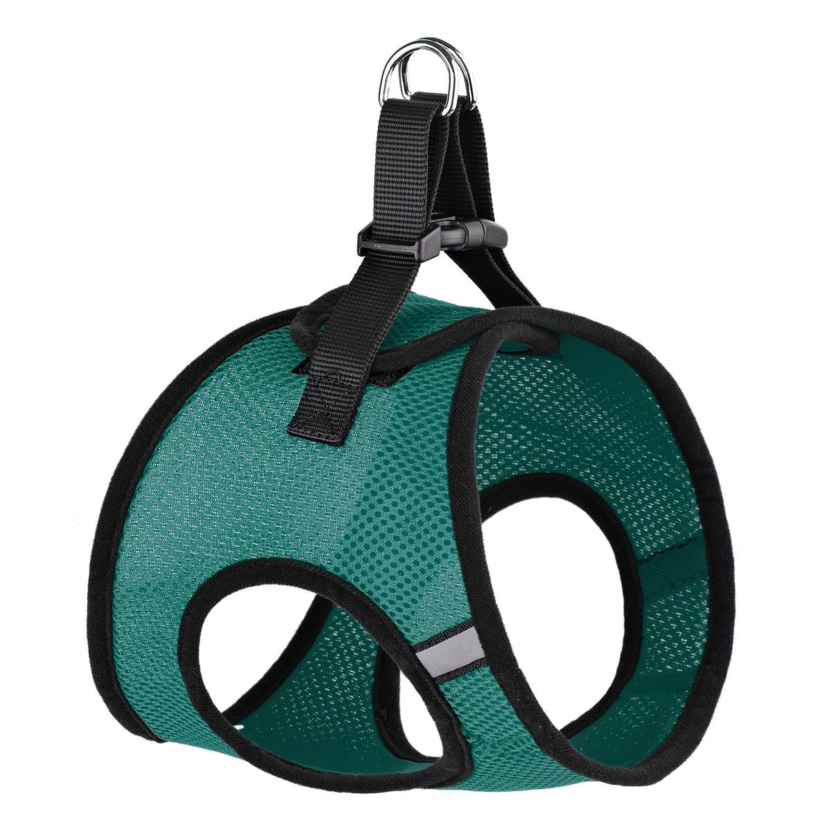 York mesh dog harness with breathable padding and adjustable fit for small to medium breeds"