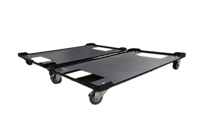 Owens Utility Cart Dog Box Accessory 55261 for Professional K9 Series Large Collapsible Single Dog Box | Mill Finish Aluminum