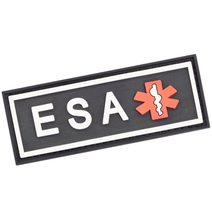 Dogline ESA dog 3D rubber patches – durable identification patches for emotional support animal gear