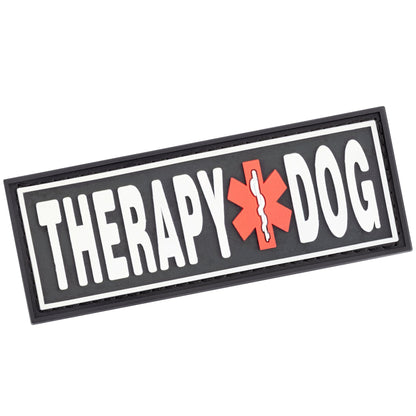 dogline 3D rubber removable patches for dog harness and vest – customizable, durable identification patches for service and working dogs