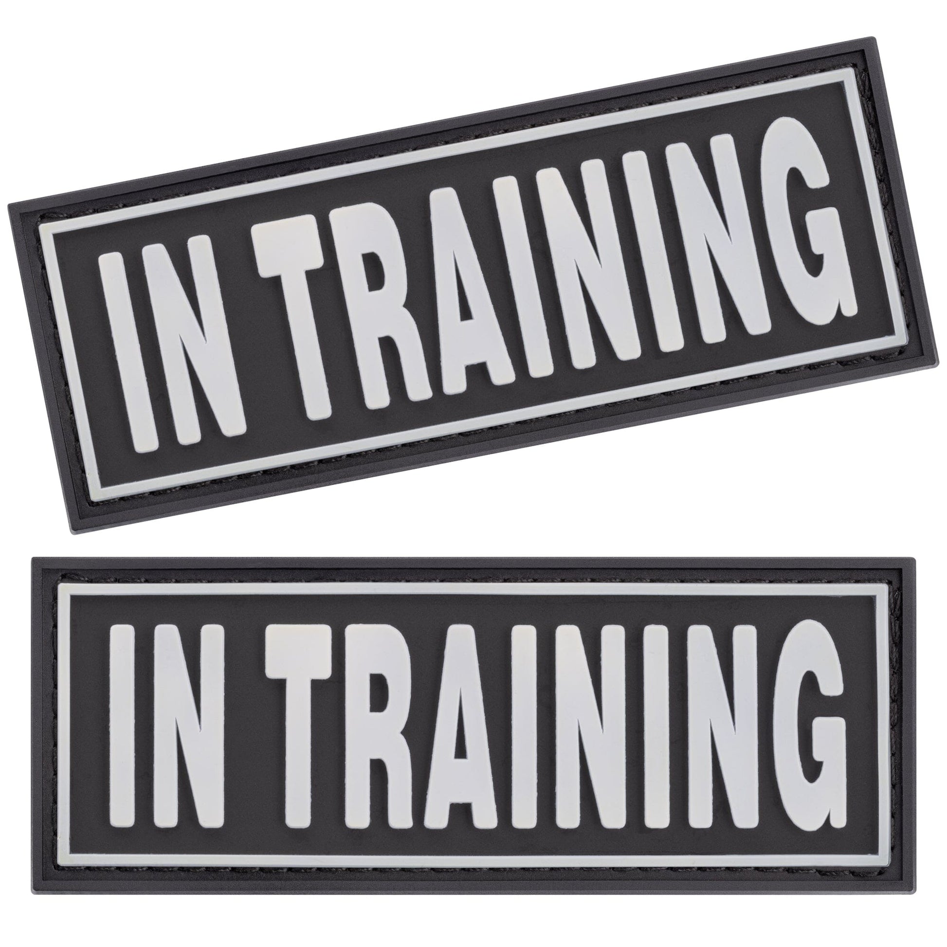dogline 3D rubber removable patches for dog harness and vest – customizable, durable identification patches for service and working dogs