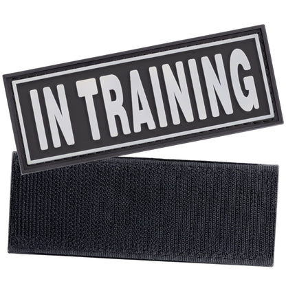 dogline 3D rubber removable patches for dog harness and vest – customizable, durable identification patches for service and working dogs