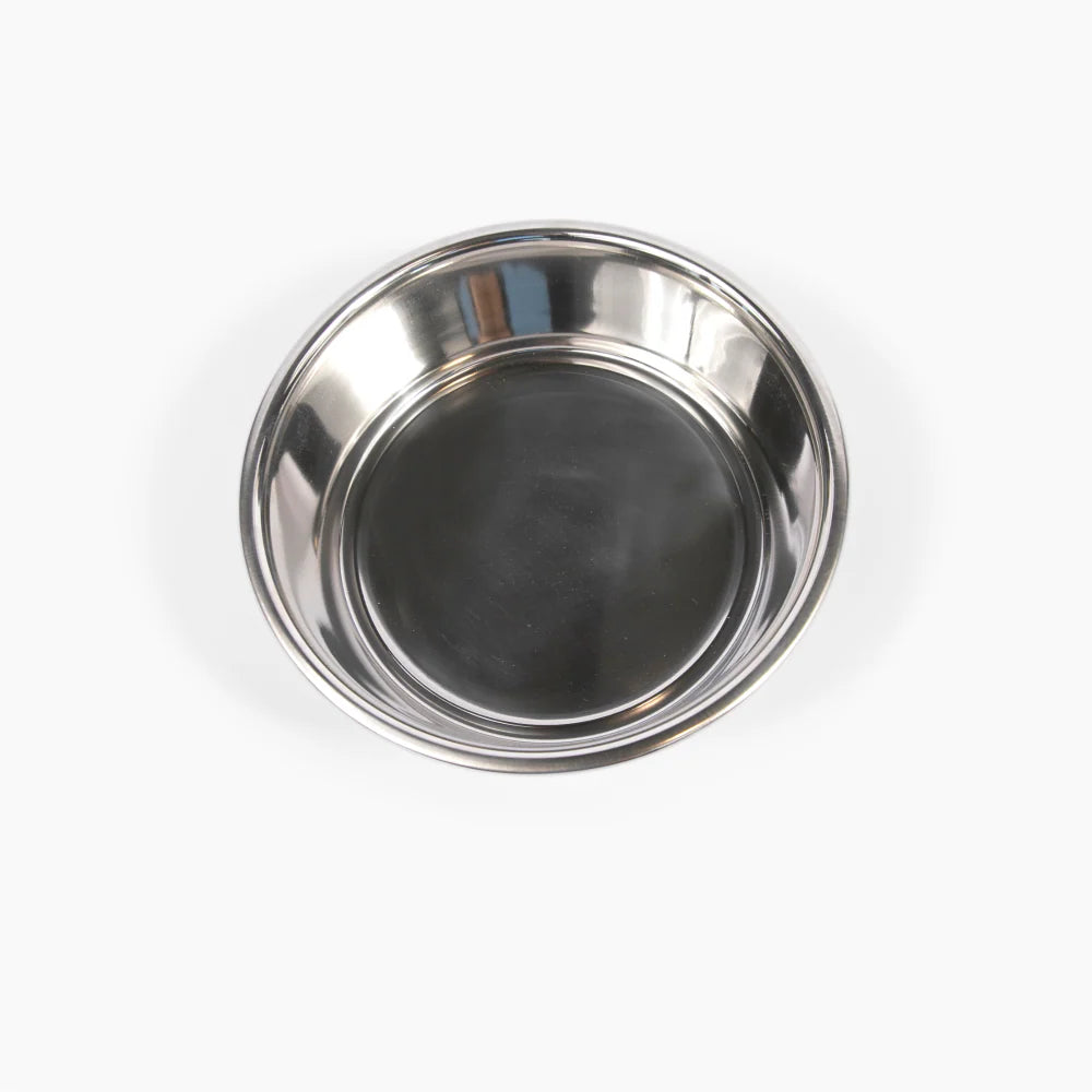Elevated Dog Feeder for Large Dogs (12” Acrylic Stand) – Modern Raised Dog Bowl with Stainless Steel, Ergonomic Feeding Station (6.5 Cup)