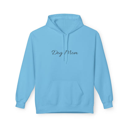 Dog Mom Hoodie – Minimal Script Pet Mom Pullover Sweatshirt